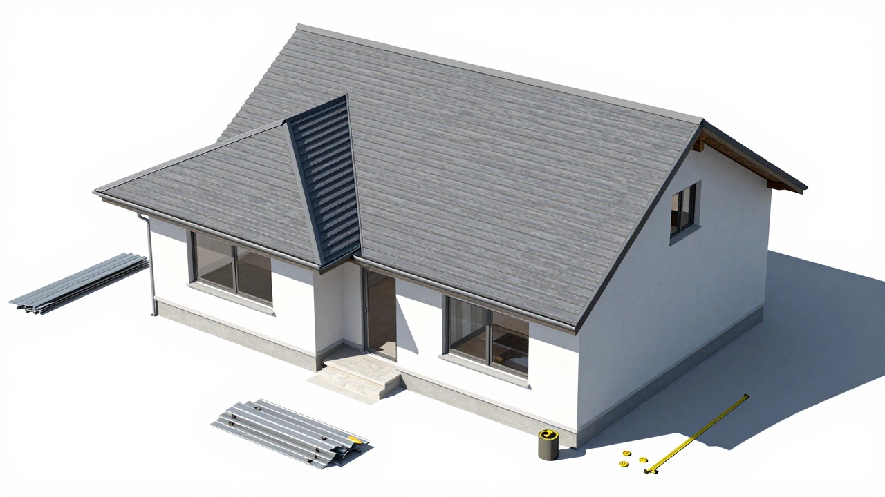 Сколько квадратных метров занимает односкатная крыша 12х16: точный расчет площади кровли