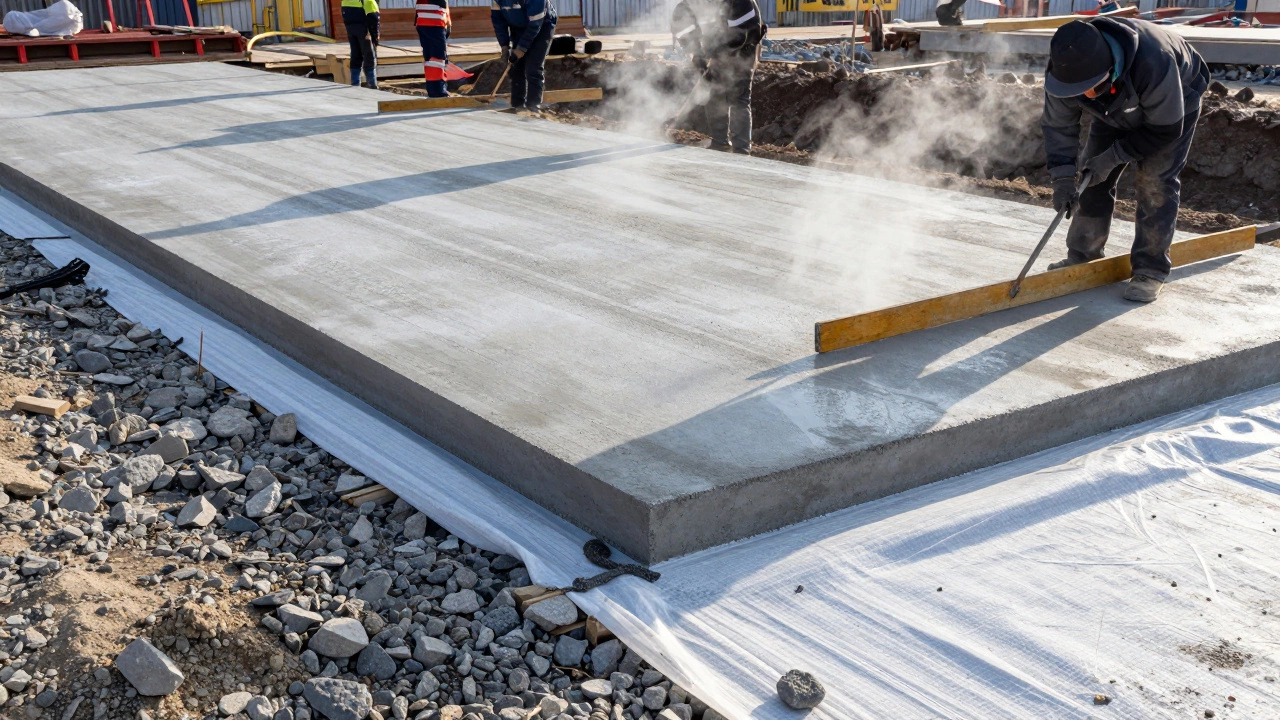 Как залить бетонную площадку, чтобы она не треснула: пошаговая инструкция