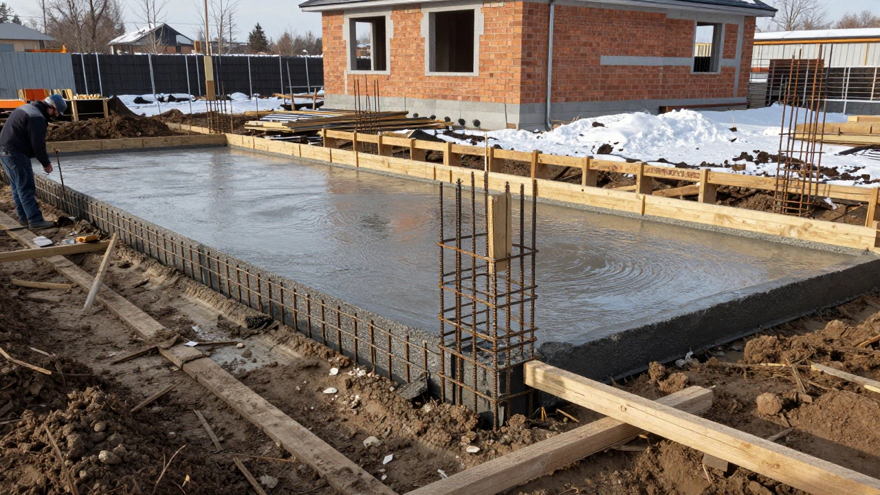Какой толщины заливать фундамент: нормы и расчеты для дома