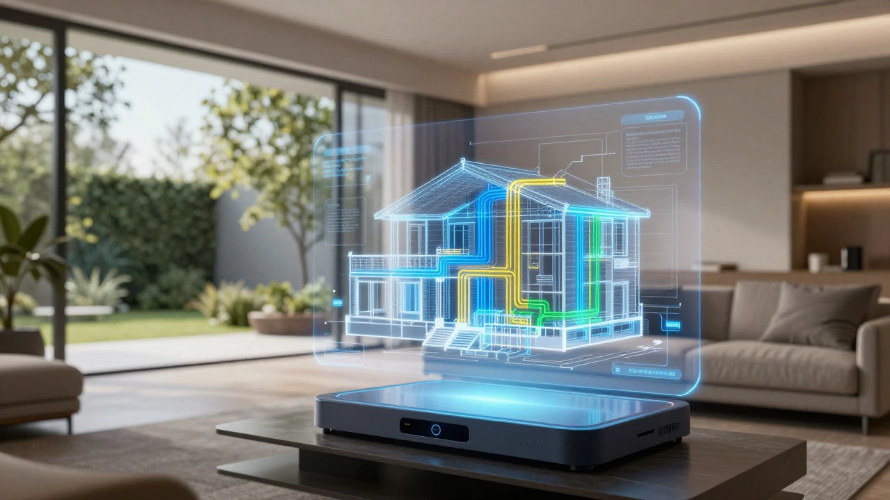 Умный дом с визуализацией инженерных систем через BIM